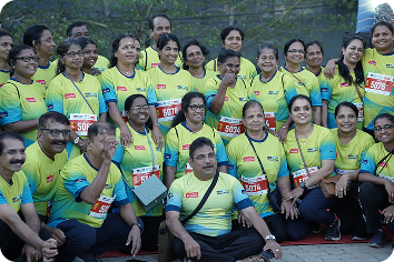 Group Photo at Finish Line